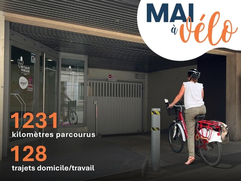 collaborateurs vélo Mutualité Française Charente mai 2026