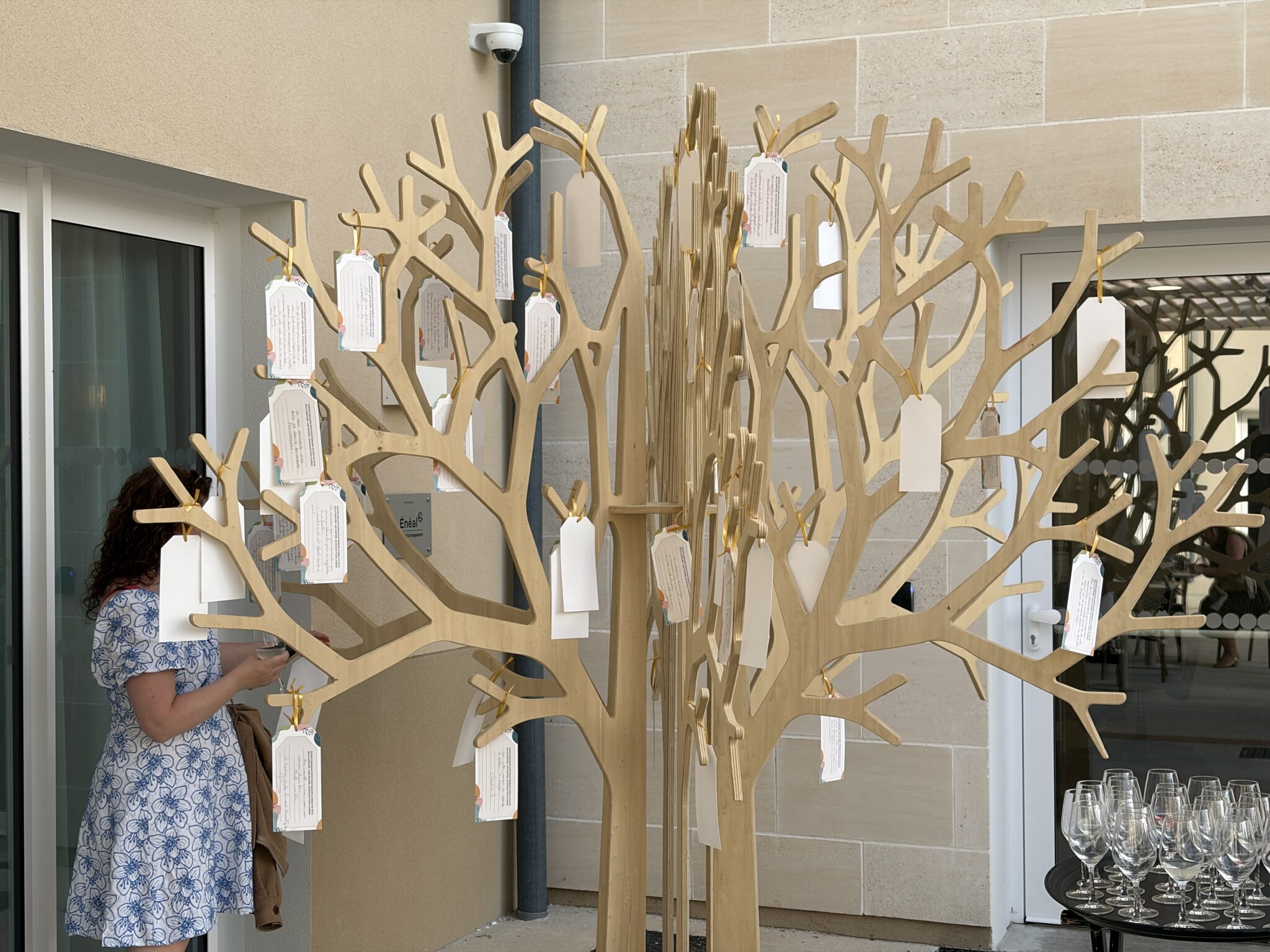 Arbre à vœux inauguration La Vallée d'Argence Champniers